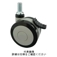 ナンシン デザインキャスター自在ストッパー付タイプ 75mmウレタン車輪付 TNSー75WーSP TNS-75W-SP 1セット(4個)（直送品）