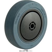 ナンシン ゴム(グレー)車輪NRCシリーズ100mm NRCー100 NRC-100 1セット(4個)（直送品）