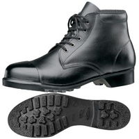 ミドリ安全 JIS規格 安全靴 中編上靴 V262N 外鋼板 24.0cm ブラック 1010005507 1足（直送品）