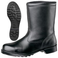 ミドリ安全 JIS規格 安全靴 半長靴 V2400N 23.0cm ブラック 1040005605 1足（直送品）