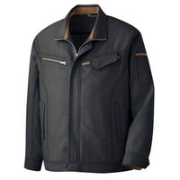 ミドリ安全 作業服 ベルデクセル 交織ストレッチ 帯電防止 長袖 ジャンパー VES2529 5L チャコール 3120214909 1点（直送品）