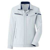 作業服 ベルデクセル 女性用 交織ストレッチ 帯電防止 長袖 ジャンパー VELS2521 11 シルバーグレー 3124108205 1点（直送品）