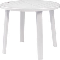 【軒先渡し】サンケイ ガーデンテーブルSTT-900 プラスチック製φ900天板 4本脚 1台（直送品）