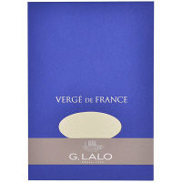 G.LALO（G.ラロ） ヴェルジェ・ド・フランス 便箋 A5 アイボリー gl11416 2セット（100枚：50枚入×2）（直送品）