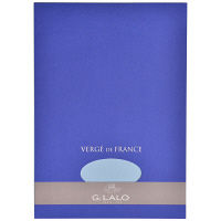 G.LALO（G.ラロ） ヴェルジェ・ド・フランス 便箋 A4 ブルー gl12702 2セット（100枚：50枚入×2）（直送品）