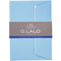 G.LALO（G.ラロ） ヴェルジェ・ド・フランス 封筒 A5二つ折り ブルー gl52102 2セット（50枚：25枚入×2）（直送品）