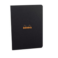 RHODIA（ロディア） ホチキス留めノート 横罫 A4 ブラック cf119169 1セット（3冊入）（直送品）
