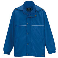 アイトス 3WAYショートコート（男女兼用） ブルー 5L 1960-106 1着（直送品）