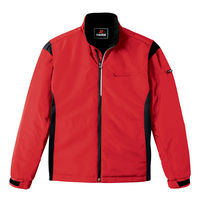 アイトス アームアップ防寒ジャケット レッド 4L 50115-009 1着（直送品）