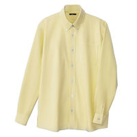 アイトス メンズ長袖オックスボタンダウンシャツ イエローストライプ 5L 7870-119 1着（直送品）