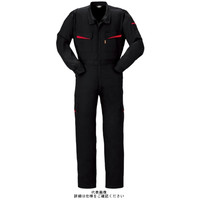 ヤマタカ ツナギ服 ブラック 6L 2550ー5ー6L 1枚（直送品）