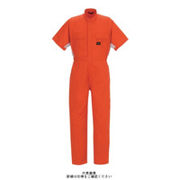 ヤマタカ 半袖夏ツナギ服 オレンジ 5L 413ー3ー5L 1枚（直送品）