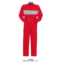 ヤマタカ 夏ツナギ服 レッド 3L 758ー10ー3L 1枚（直送品）