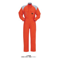 ヤマタカ 静電気防止夏ツナギ服 オレンジ/ライトグレー M 412ー3ーM 412-3-M 1枚（直送品）