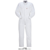 ヤマタカ ツナギ服 ホワイト 5L 117ー99ー5L 1枚（直送品）
