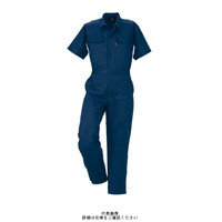 ヤマタカ 綿半袖夏ツナギ服 ネイビー 6L 845ー2ー6L 1枚（直送品）