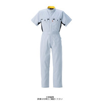 ヤマタカ 半袖夏ツナギ服 ライトグレー 3L 260ー7ー3L 1枚（直送品）
