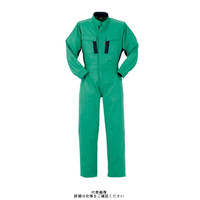 ヤマタカ 綿夏ツナギ服 グリーン LL 600ー4ーLL 1枚（直送品）