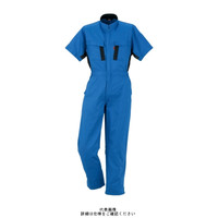 ヤマタカ 綿半袖夏ツナギ服 ブルー S 545ー1ーS 545-1-S 1枚（直送品）