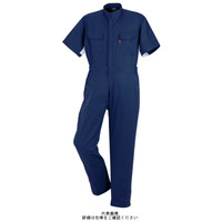 ヤマタカ 半袖夏ツナギ服 ネイビー S 114ー2ーS 114-2-S 1枚（直送品）