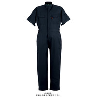 ヤマタカ 半袖夏ツナギ服 ブラック LL 114ー5ーLL 1枚（直送品）