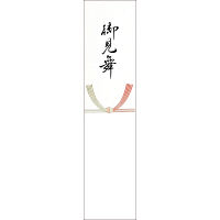 ササガワ タカ印 札紙 五本結切 御見舞字入 28-529 1セット（1000枚：100枚入×10冊）（取寄品）