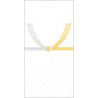 ササガワ タカ印 特上のし袋（熨斗袋） 万型 黄水引 無字 奉書紙 6-2761 1セット（200枚：10枚入×20冊）（取寄品）