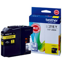 ブラザー インクジェットカートリッジ LC21EY イエロー       1個（わけあり品）