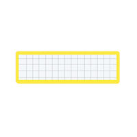 コクヨ マグネット見出し カード寸法19×75mm 黄 マ マク-402Y 1セット(10枚)