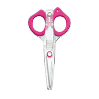 コクヨ はさみ ポケットハサミ クリッピー グルーレス刃 ピンク ハサ-P400P 1セット（10本）
