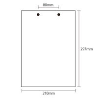 A4マルチカットプリンター用紙NIPカット判白紙ミシンなし上部2穴 NA45DW 1箱（3000枚） トッパンフォームズ（取寄品）