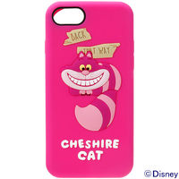 PGA iPhone8/7用 シリコンケース チェシャ猫 PG-DCS141CHE（直送品）