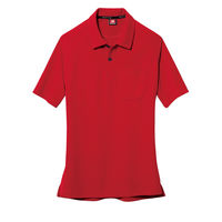 バートル 半袖ポロシャツ レッド 3L 105-86-3L（直送品）