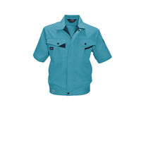 バートル 半袖ブルゾン ミストブルー 5L 6022-4-5L（直送品）