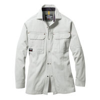 バートル 長袖シャツ シルバー L 8093-5-L（直送品）