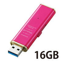 エレコム USBフラッシュ/XWU/USB3.0/16GB/ディープピンク MF-XWU316GPND 1個