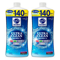 キュキュット ウルトラクリーン すっきりシトラス 詰め替え 840g 1セット（2個入）食洗機用洗剤 花王