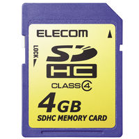 SD カード 4GB Class4 MF-FSDH04G エレコム 1個