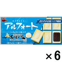 【アウトレット】ブルボン アルフォート ミニチョコレート塩バニラ＜石垣の塩使用＞ 1セット（12個×6箱）