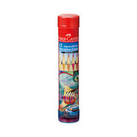 シヤチハタ ファーバーカステル 水彩色鉛筆 丸缶 12色セット TFC-115912 1セット（12色）