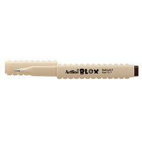 シヤチハタ BLOX 油性ボールペン モカブラウン KTX-8070-BR（取寄品）