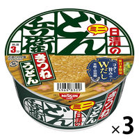 日清食品 日清のどん兵衛 きつねうどんミニ 42g （東日本） カップ麺ミニ カップうどん 3個