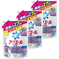 アリエール イオンパワージェル サイエンスプラス ウィルス除去 詰め替え 超特大 1270g 1セット（3個入） 洗濯洗剤 P&G