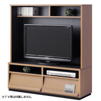 【車上渡し】タカシン テレビ台 ウォルフィットWF-1212TV ナチュラル 幅1145×奥行374×高さ1212mm 1台（直送品）