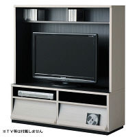 【車上渡し】タカシン テレビ台 ウォルフィットWF-1212TV ホワイト 幅1145×奥行374×高さ1212mm 1台（直送品）