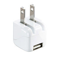 サンワサプライ 超小型USB充電器（1A出力・ホワイト） ACA-IP32WN 1個（直送品）
