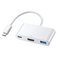 サンワサプライ USB Type C-HDMIマルチ変換アダプタ AD-ALCMHD01 1個