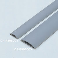 サンワサプライ エコケーブルカバー(グレー) CA-R50ECGY 1個