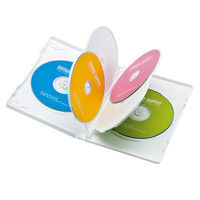 サンワサプライ DVDトールケース（6枚収納） ホワイト DVD-TN6-03W 1セット（3枚入り）（直送品）