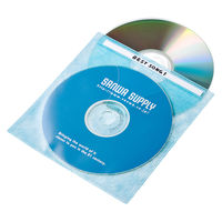 サンワサプライ DVD・CD不織布ケース(5色ミックス) FCD-FN100MXN 1セット(100枚入)